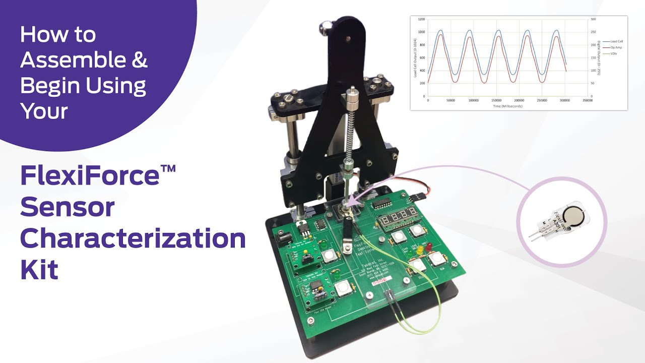 FlexiForce Sensor Characterization Kit - How to Set Up, and Begin Collecting Data