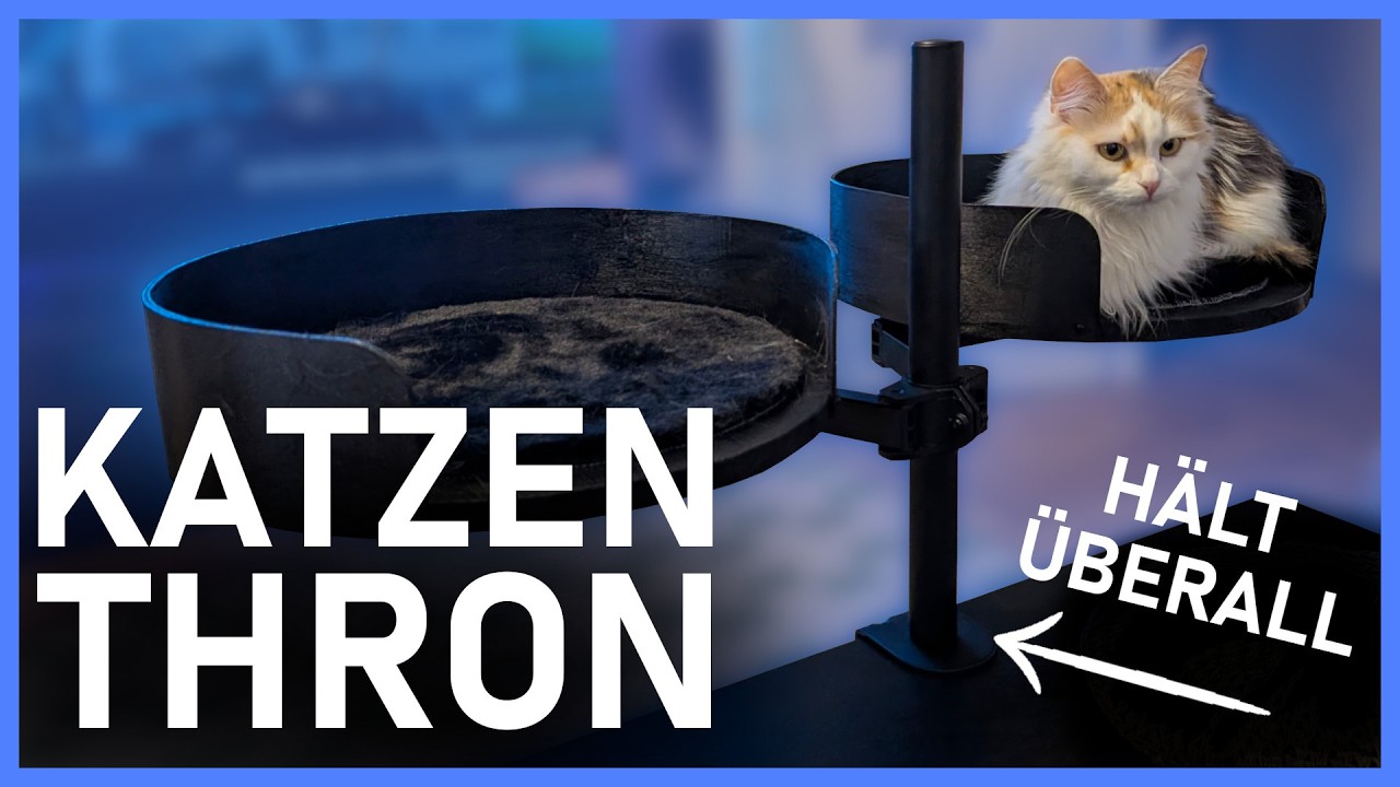 Der ultimative Katzen-Thron – Einfach bauen & überall befestigen!