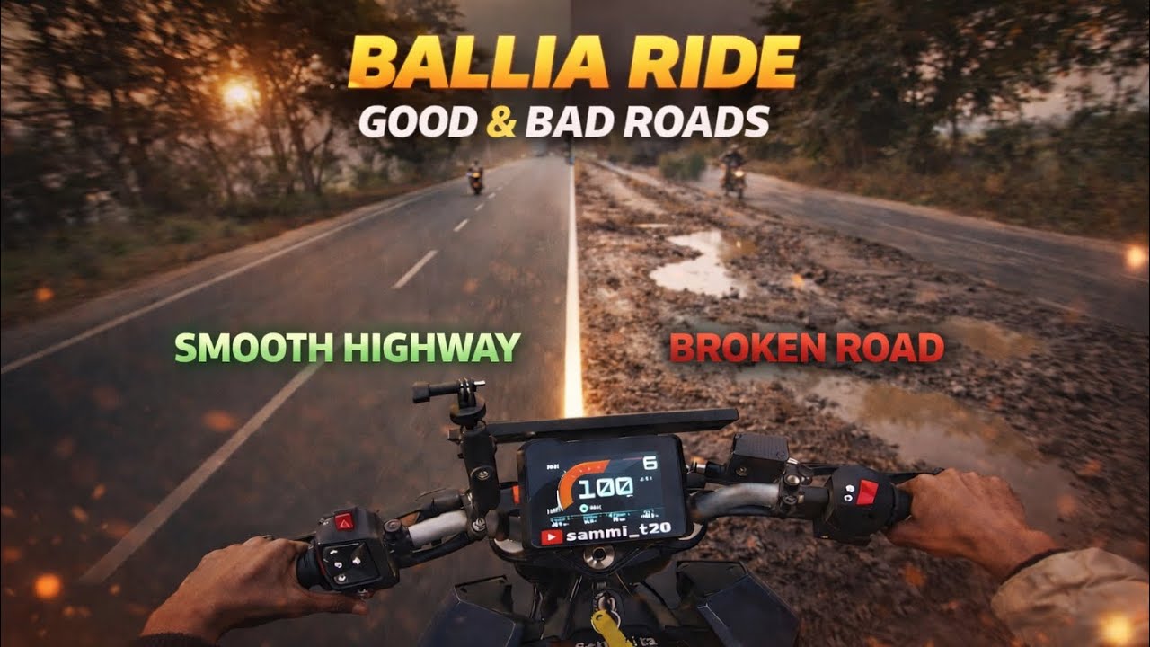 Ballia Journey Vlog | Kabhi Heaven Road 😍 Kabhi Worst Road 😱 | Amazing View Point 