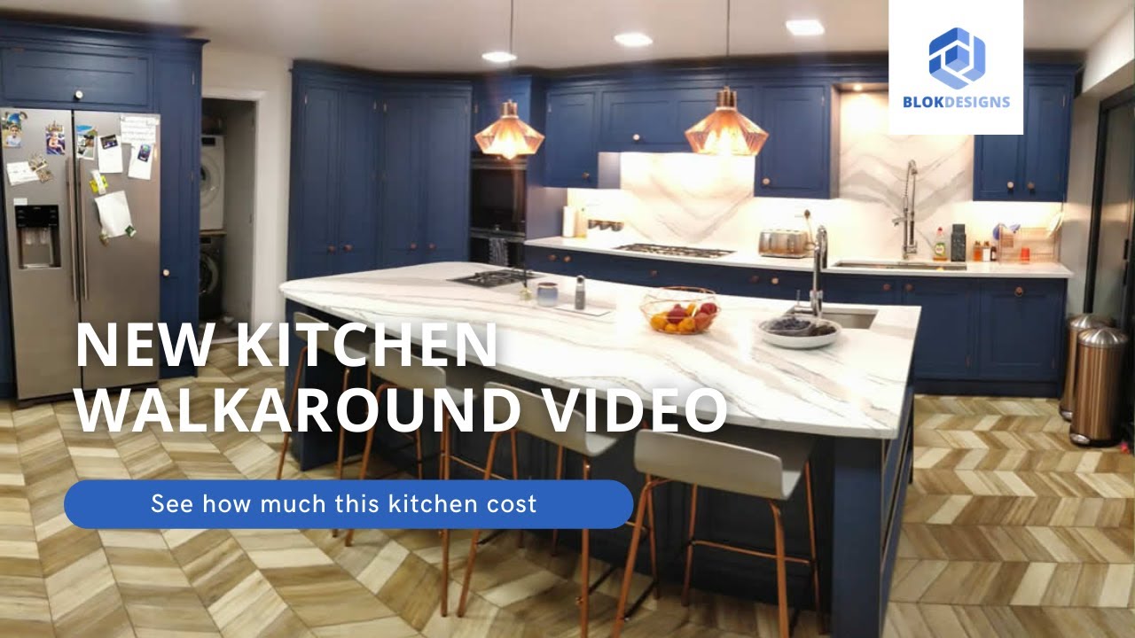 Walkaround Video Of an Inframe Style Shaker Kitchen in Redhill Surrey