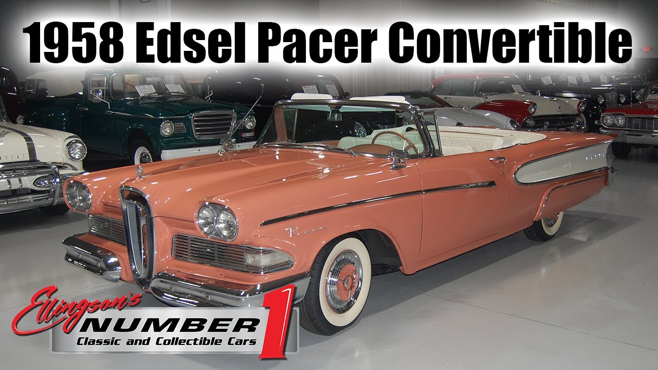 1958 Edsel Pacer Convertible at Ellingson Motorcars in Rogers, MN