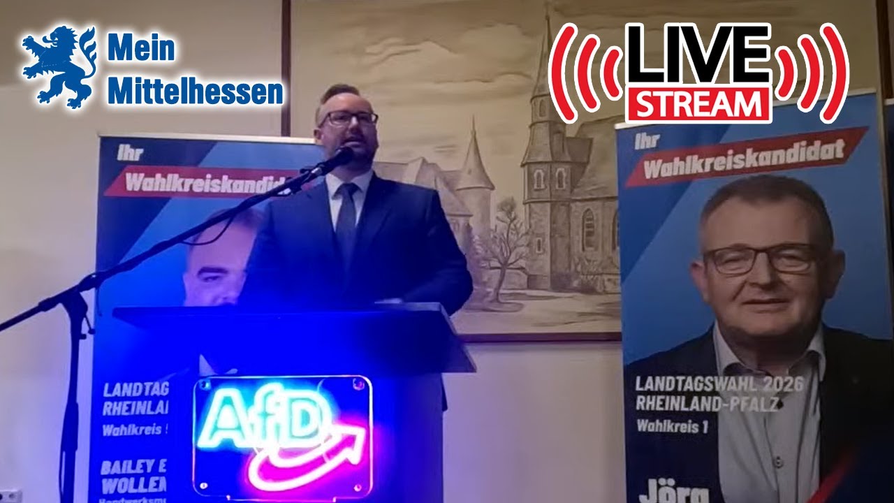 Live aus Höhn (Westerwald), AfD-Neujahrsempfang mit Münzenmaier am 24.01.2026 | Mein Mittelhessen