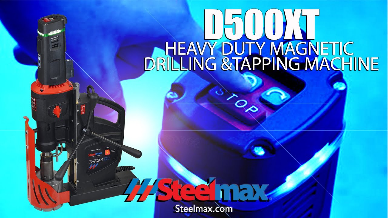 Steelmax D500XT Heavy Duty Drilling & Tapping Machine