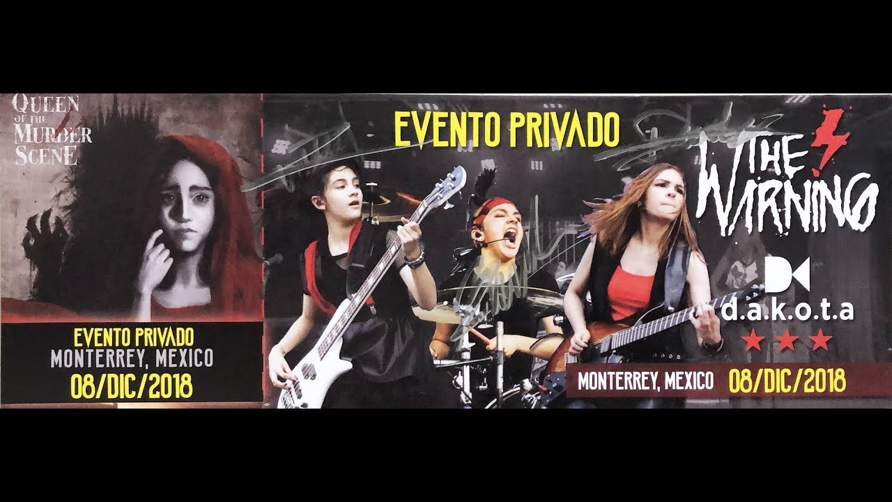 The Warning - Show Privado (Kickstarter)  Dakota Studio Bar