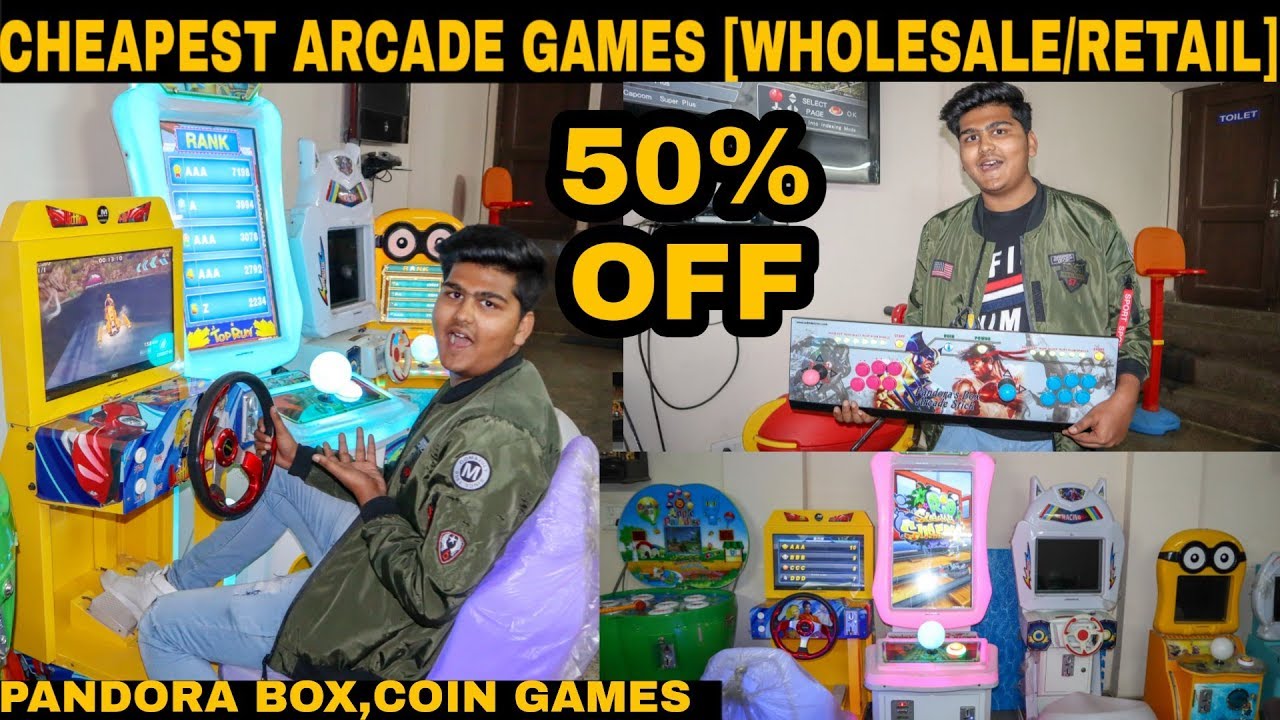 Cheapest Arcade Games Market [wholesale/retail] |pandora box,car games,coin games,etc |Delhi |2019