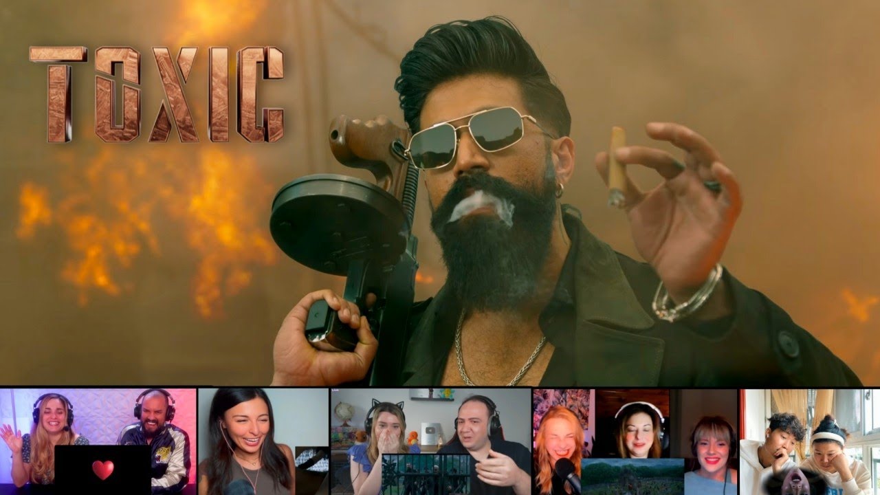 FOREIGNERS React to Toxic Teaser 🔥 &ldquo;This Looks INSANE!&rdquo; | Yash Movie Trailer Reaction mashup | cast