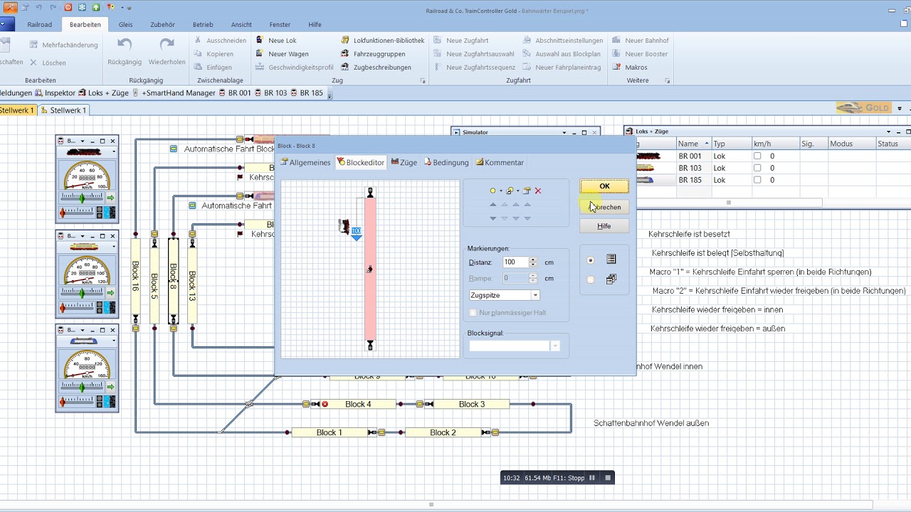 TrainController 9.0 Gold A4 #15 Aktionsmarkierung