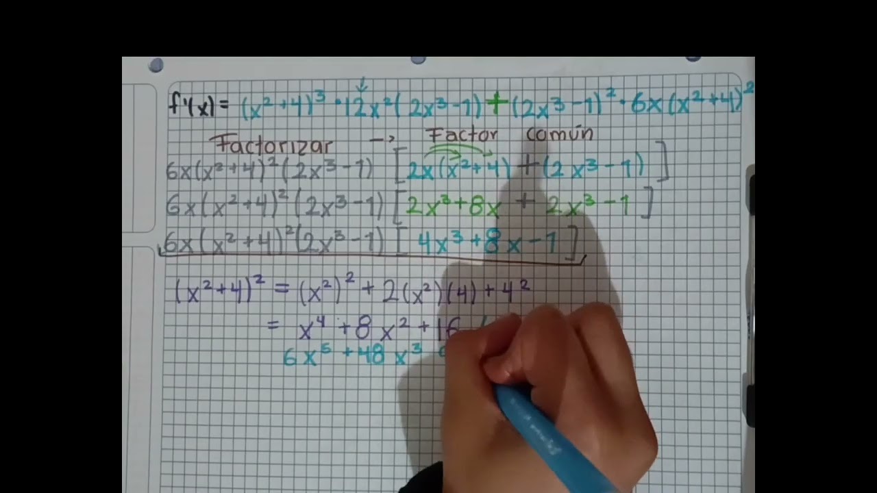 DERIVANDO como yo entiendo (derivada de el producto de dos funciones)