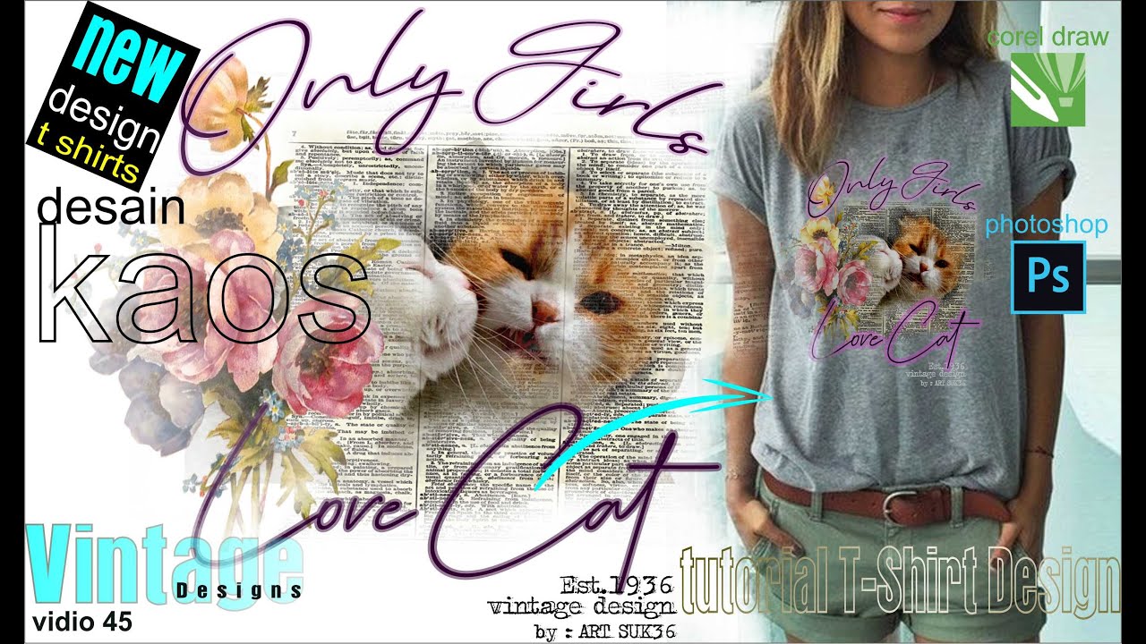 how to design vintage t-shirts -art-  designing vintage t-shirts - art streetwear desain kaos distro