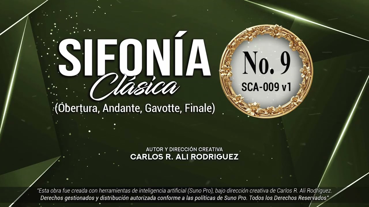 Sinfonía No. 9 – Música clásica para estudiar | Obertura, Andante, Gavota, Finale | SCA-009 v1