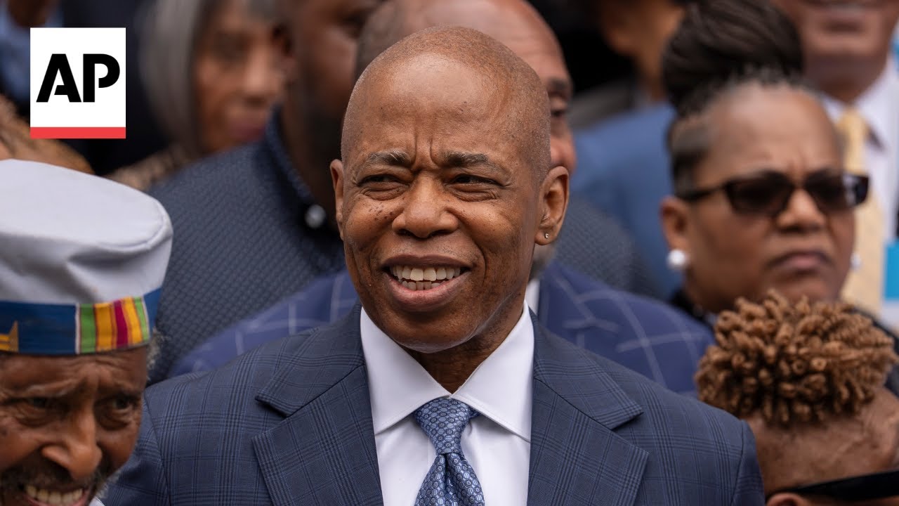 New York Mayor Eric Adams hosts event to launch campaign for re-election
