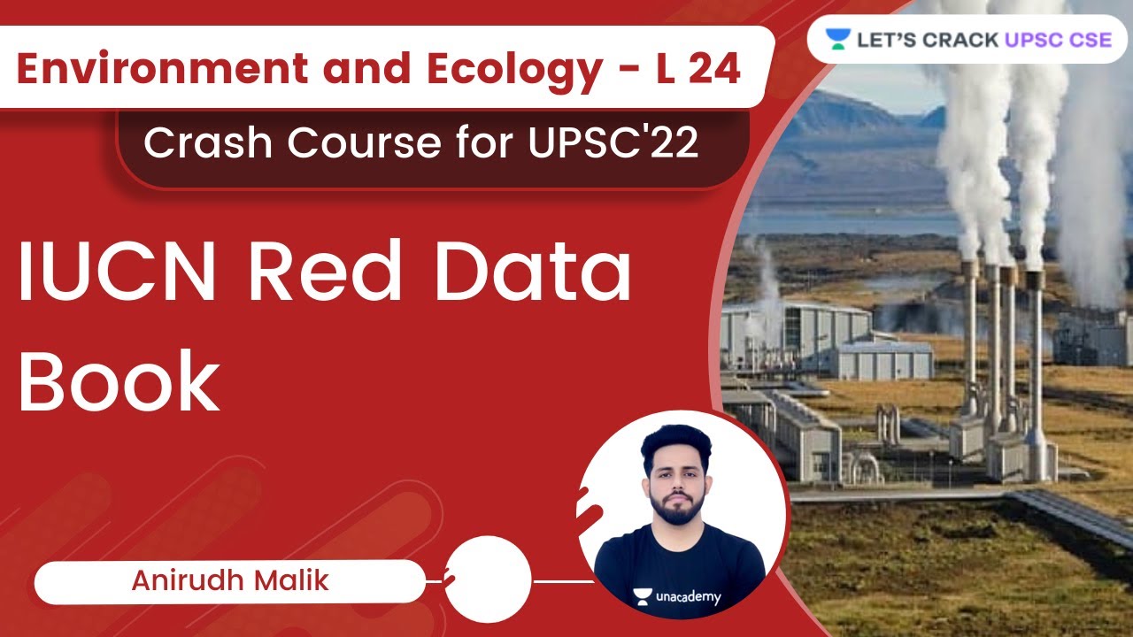 Environment and Ecology | L24 | IUCN  Red Data Book | Anirudh Malik | Let's Crack UPSC CSE