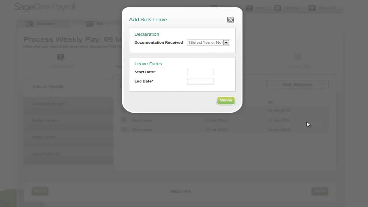 Process a payroll in under 5 minutes with Sage One Payroll