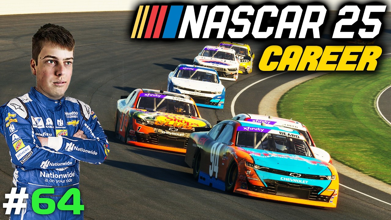 Мой первый визит на BRICKYARD! Карьера в NASCAR 25 | Часть 64 Индианаполис