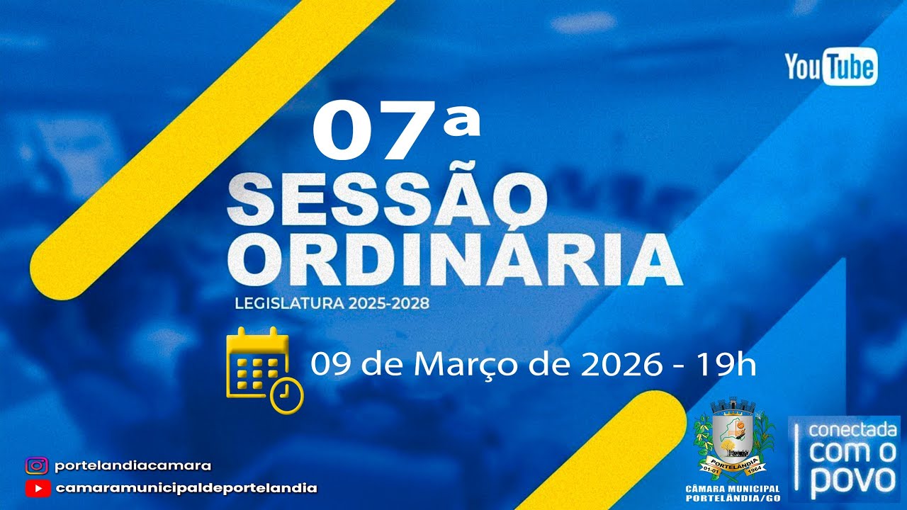 Câmara Municipal de Portelândia-GO está ao vivo!