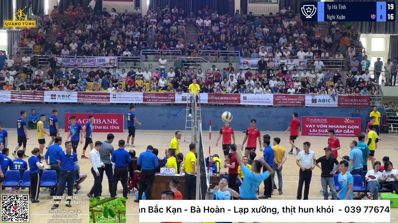 Agribank( Ngọc Thuân,quốc dư, đinh duy) vs TX Kỳ Anh( Bùi Cường, XuânĐức)