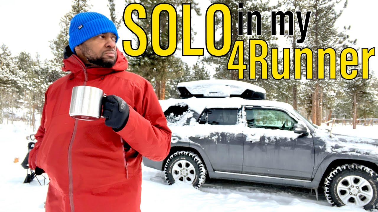 Автокемпинг в одиночку на Toyota 4Runner | Морозная зима в Колорадо!