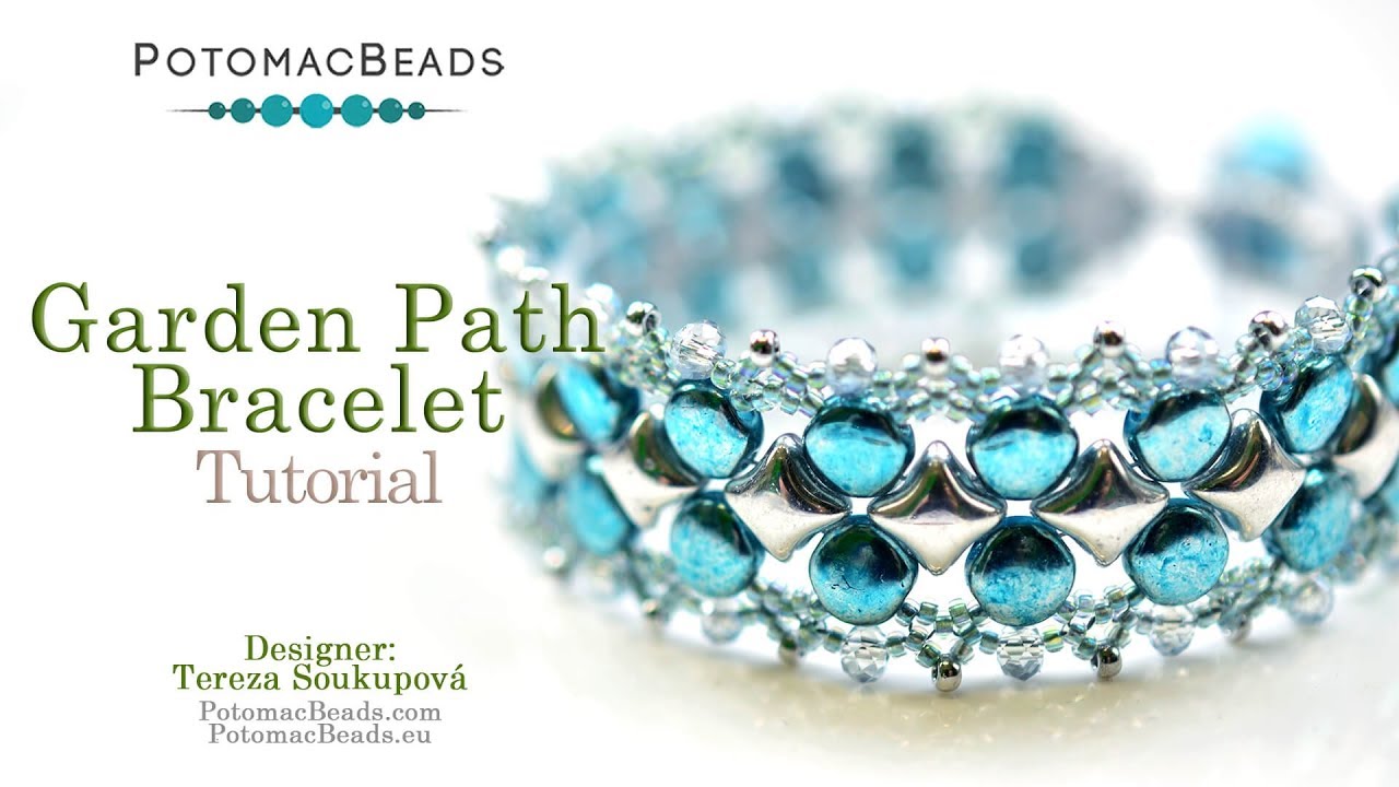 Garden Path Bracelet- DIY Jewelry Making Tutorial by PotomacBeads