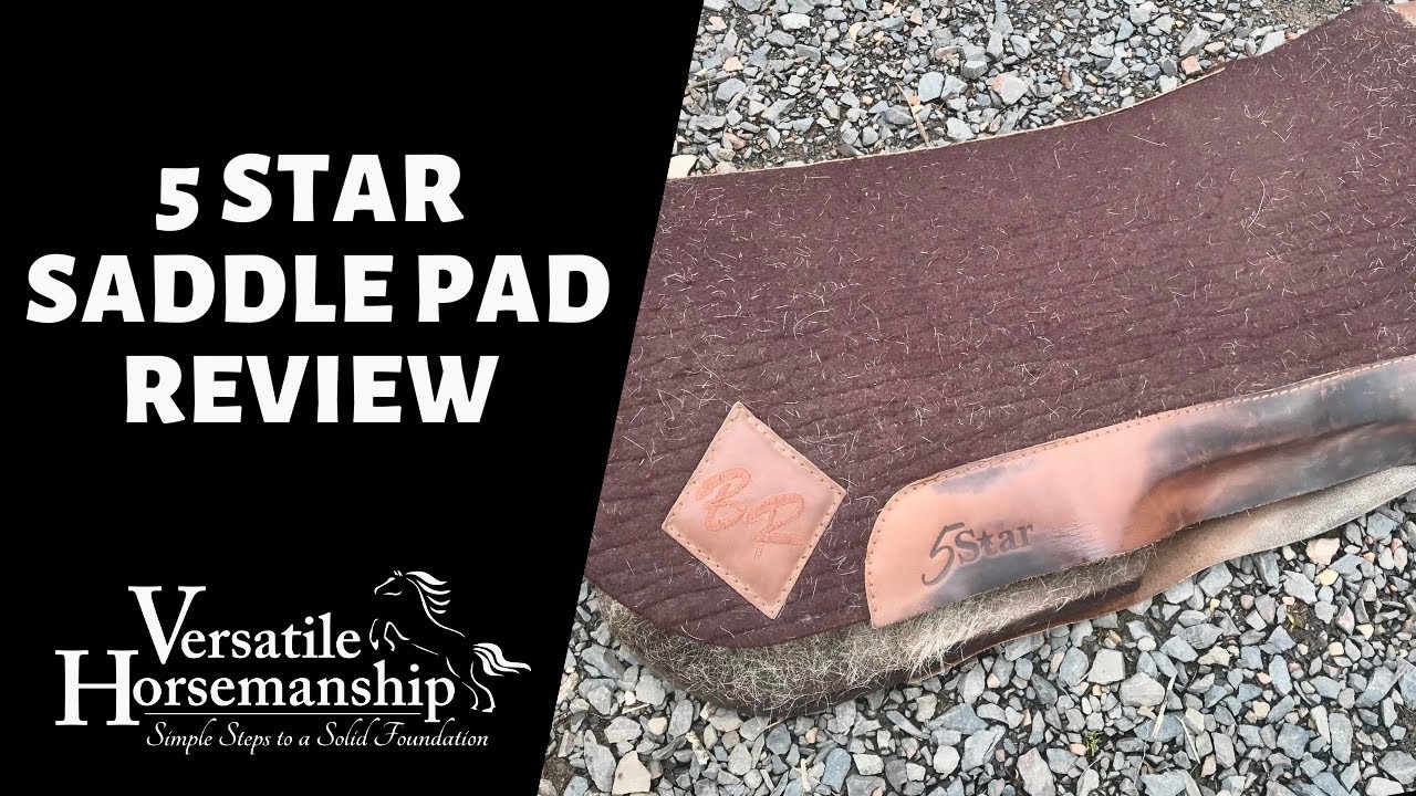 5 STAR SADDLE PAD REVIEW // Versatile Horsemanship