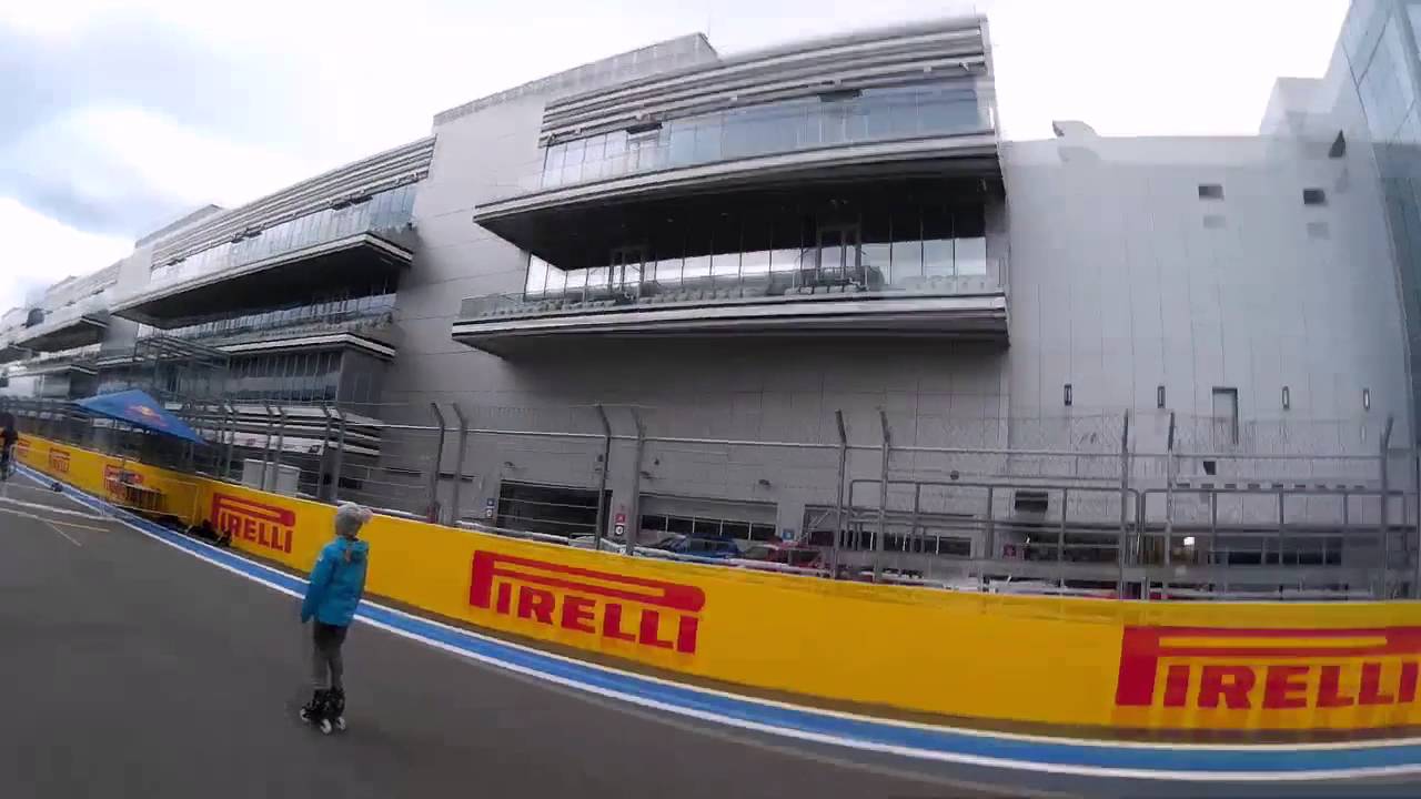 January 7, 2016, Sochi, Formula 1 track, 3 laps at 5853.7 meters on the track Formula 1 = 17.5 km.