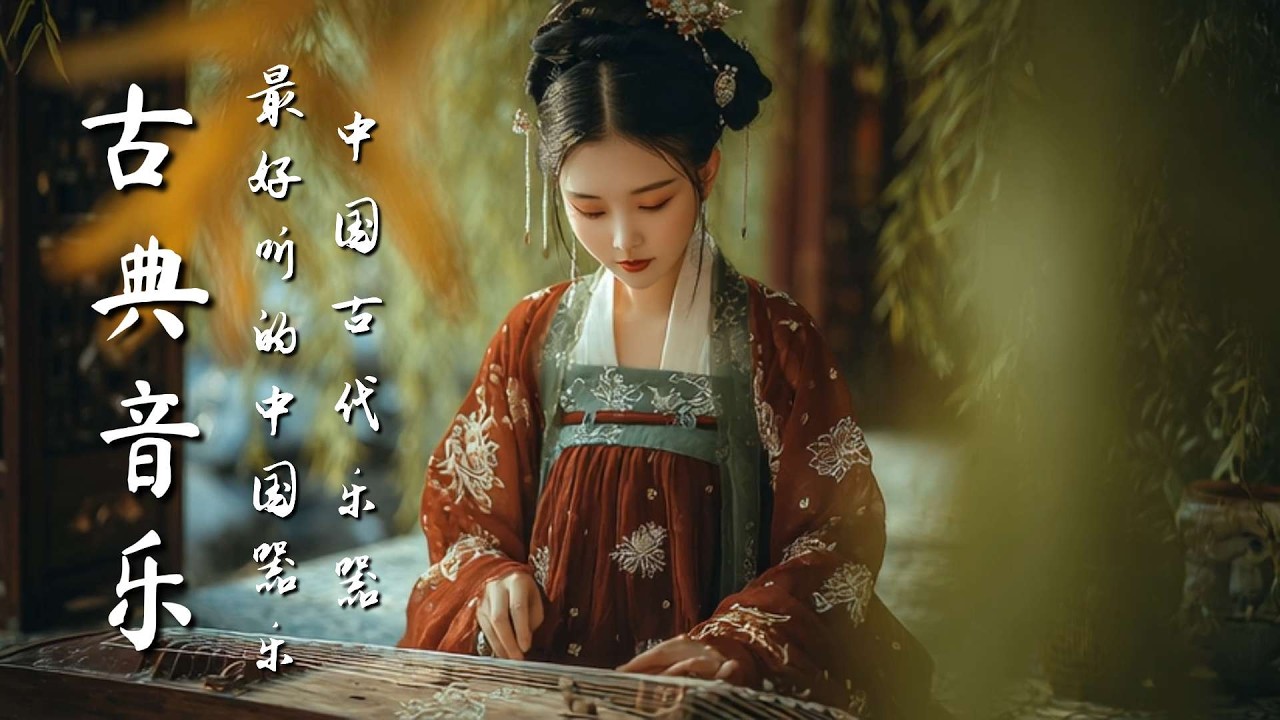 古代中国的声音 古箏、管子、笛子、二胡 Ancient Chinese Sounds Guzheng, Pipa, Bamboo Flute & Erhu #古箏