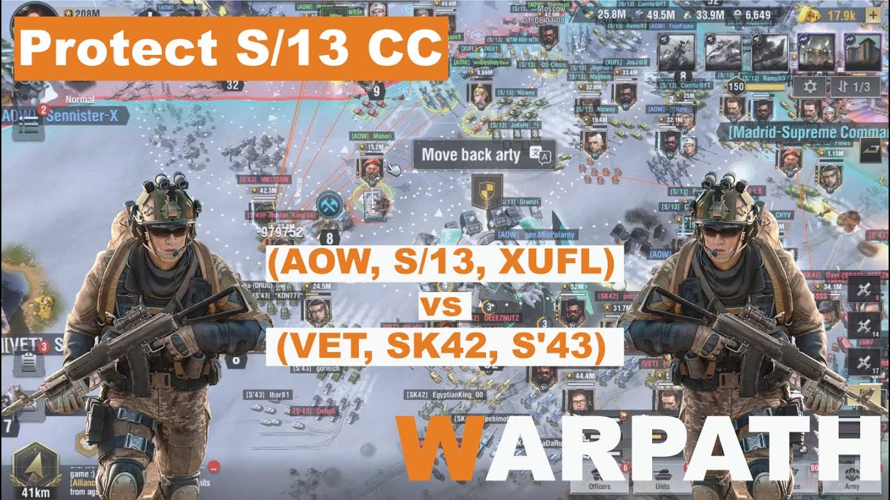 Warpath - Protect S/13 CC (AOW, S/13, XUFL) vs (VET, SK42, S'43)