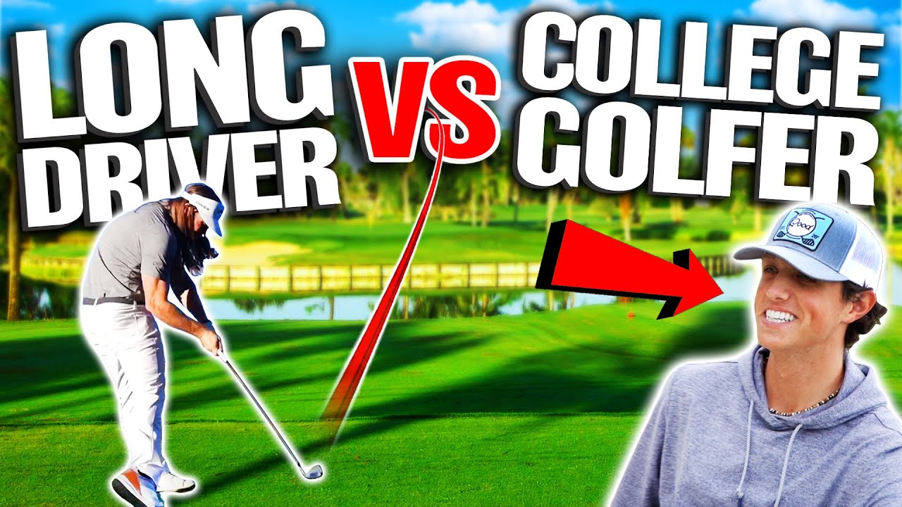 LONG DRIVER VS. COLLEGE GOLFER- Who Will Win?! (Playing at the Site of The HONDA CLASSIC!)