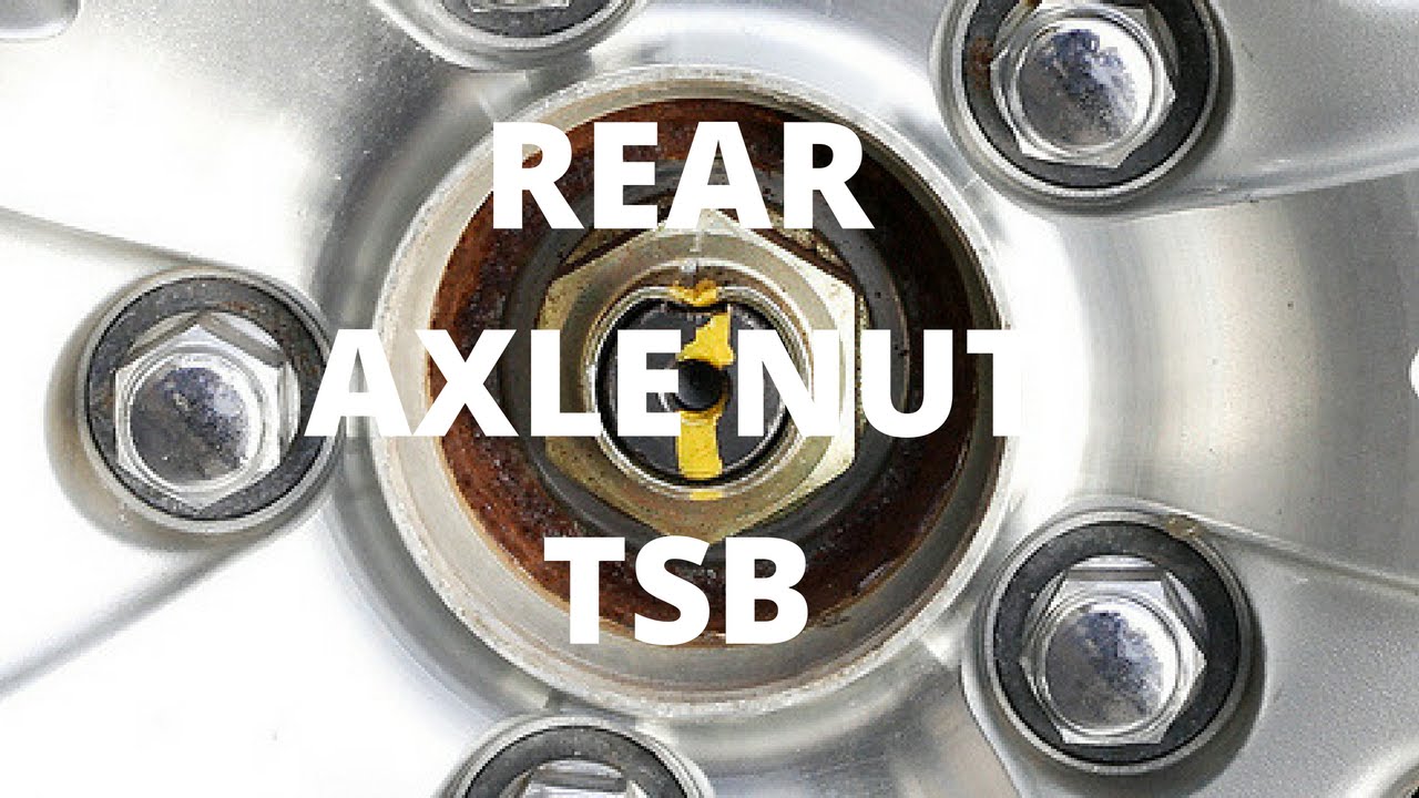 Rear Axle Nut TSB | Honda S2000