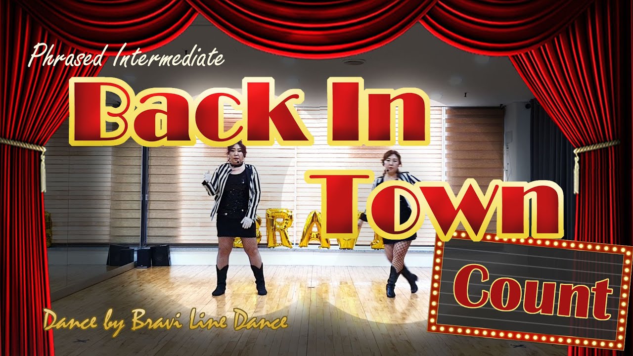 Back In Town - Line Dance count