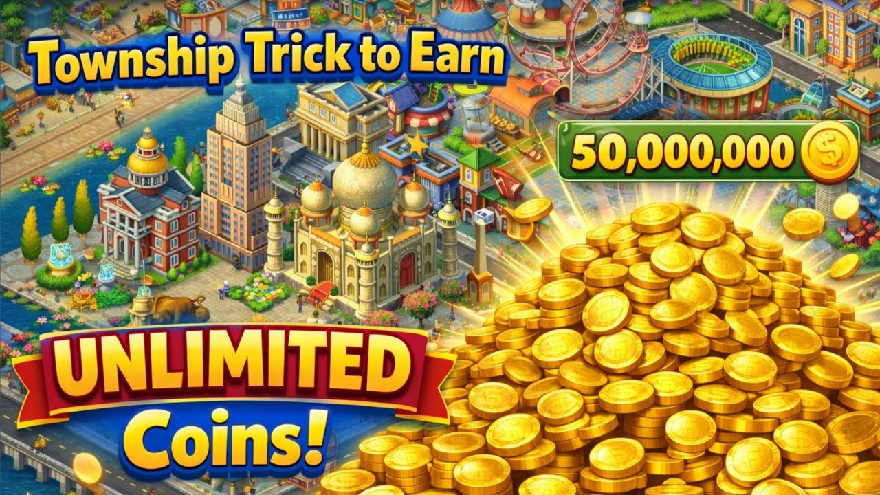 Хитрость в игре Township, позволяющая заработать неограниченное количество монет в 2026 году.