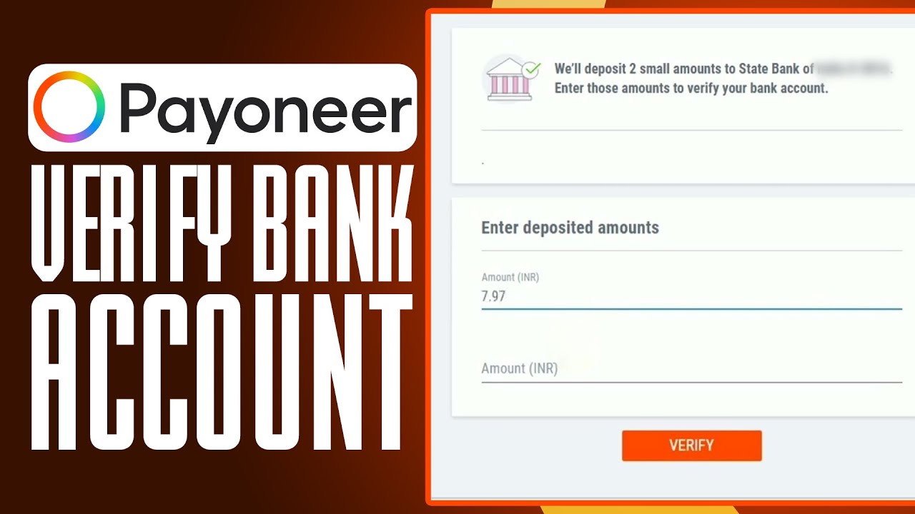 How To Verify Bank Account On Payoneer (2025) Simple Tutorial