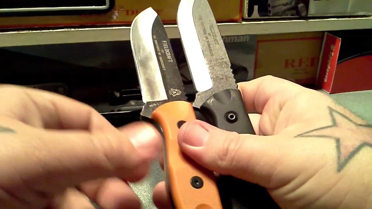 Tops BOB Brother of Bushcraft Fieldcraft Knife Real VS Clone Knock Off