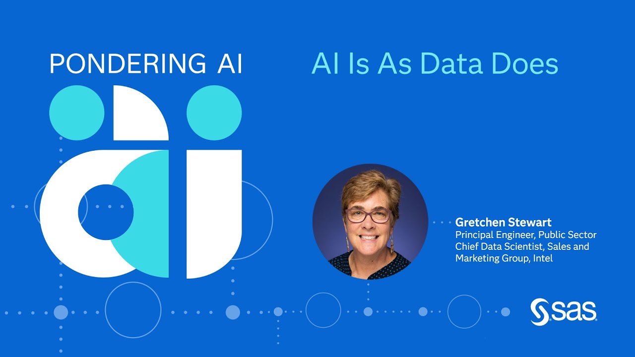 E88 | AI Is as Data Does with Gretchen Stewart | Pondering AI