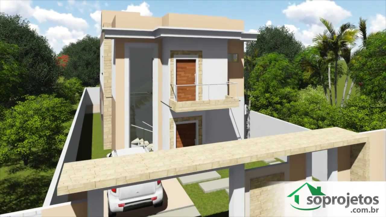 Planta de Casa - Projeto Personalizado Soprojetos 08/15