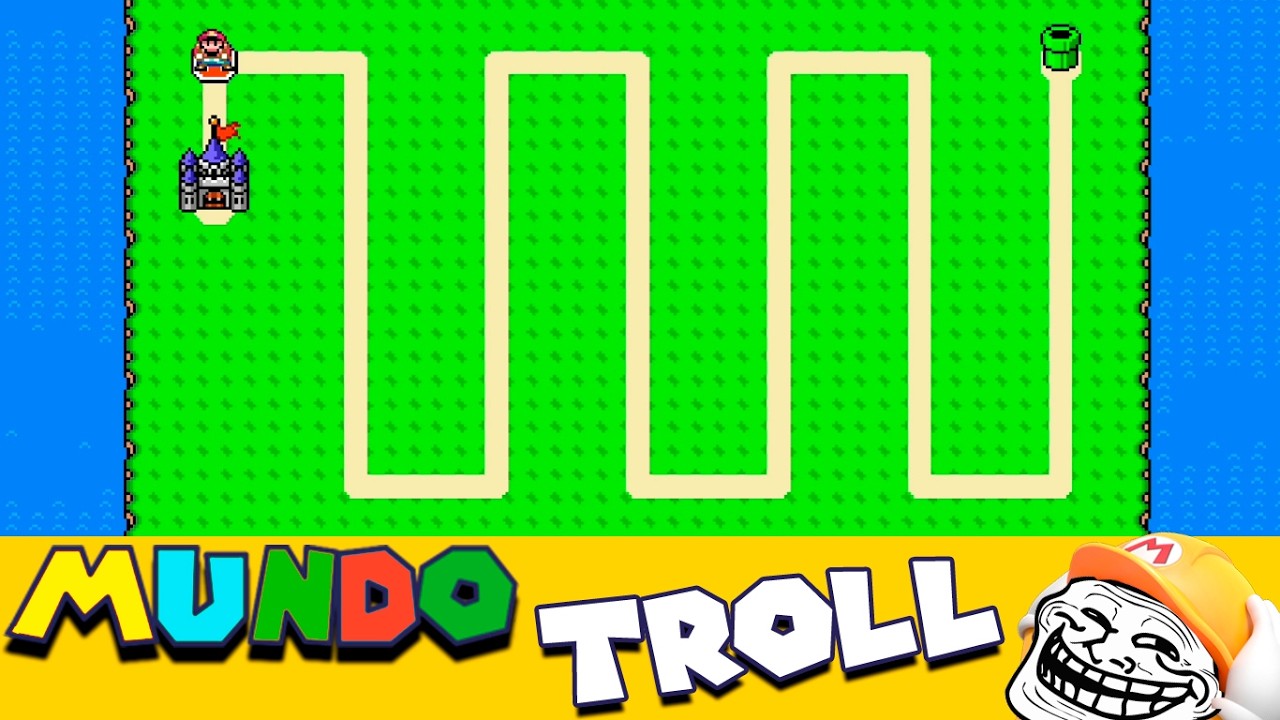 TROLEO que NUNCA había VISTO (IMPACTADO 🤯) | MUNDO MEGA TROLL (1/2) - SMM2 - ZetaSSJ