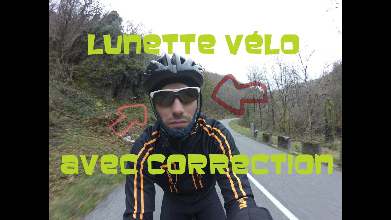 lunette speciale vélo