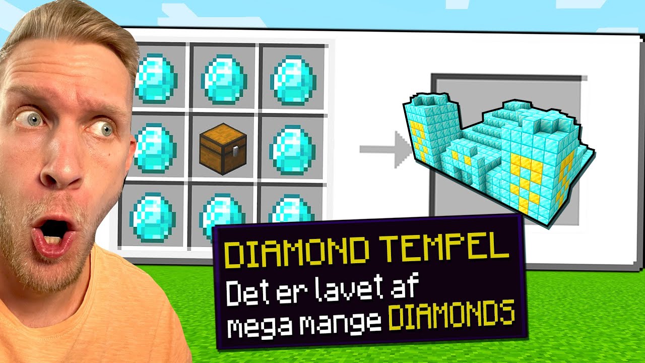 Jeg kan CRAFTE BYGNINGER i Minecraft!