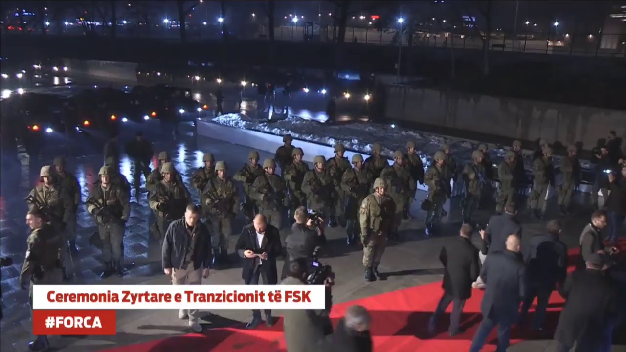 Drejtpërdrejt nga ceremonia  për Ushtrinë e Kosovës
