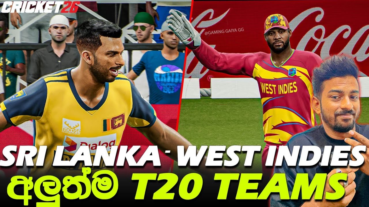 Sri Lanka vs West Indies T20 Live 🔥 | Cricket 26 Gameplay Sinhala | SL vs WI Match