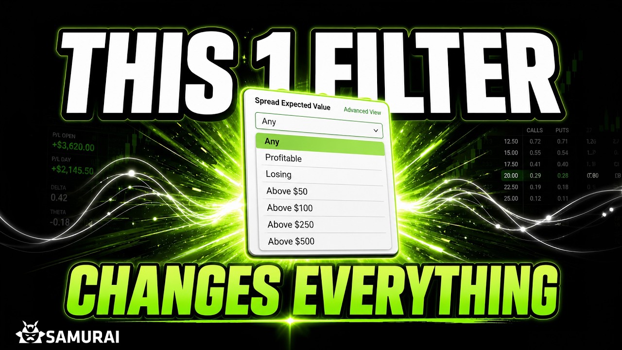 This 1 Filter Finds High Expected Value Trades (Options Scanner)