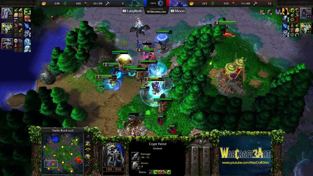 Moon(NE) vs LabyRinth(UD) - Warcraft 3: Classic - RN8815