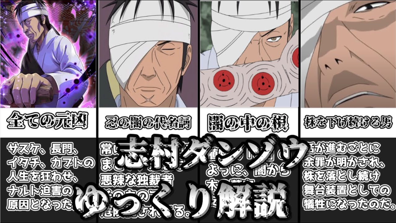 【ゆっくり解説】忍の闇の代名詞 志村ダンゾウ【NARUTO】