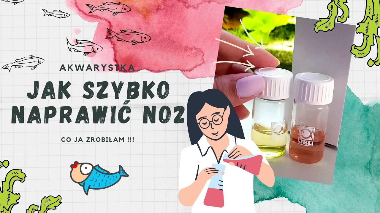 #Azotyny (No2) mega problem w #akwarium , badanie wody i spos&oacute;b na obniżenie #No2 / Pani Akwarystka
