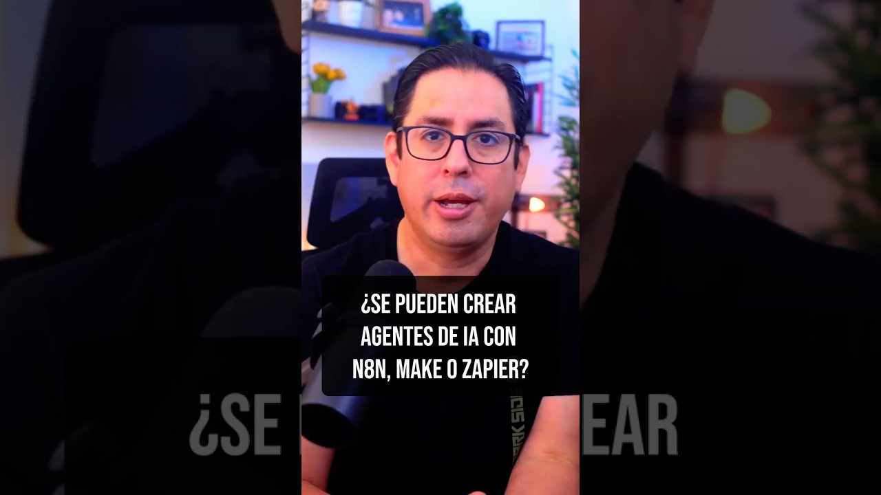 &iquest;Se pueden crear agentes de IA con n8n, Make o Zapier?