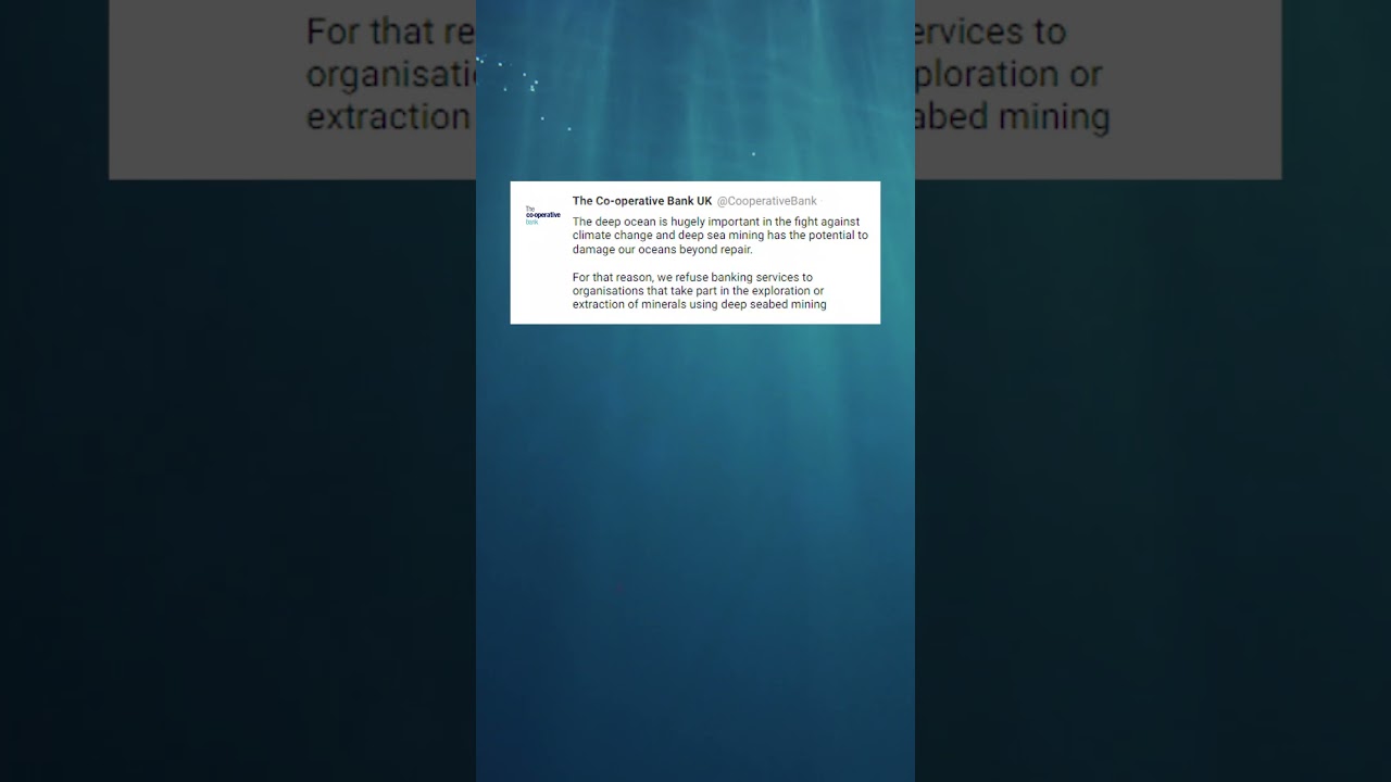 Deep sea mining comes with enormous risks | The Co-operative Bank