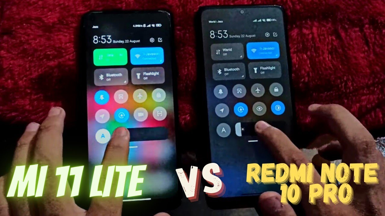 Mi 11 Lite Vs Redmi Note 10 Pro | Bugs, Display, Black Crush, Pixelation , Everything Comparison