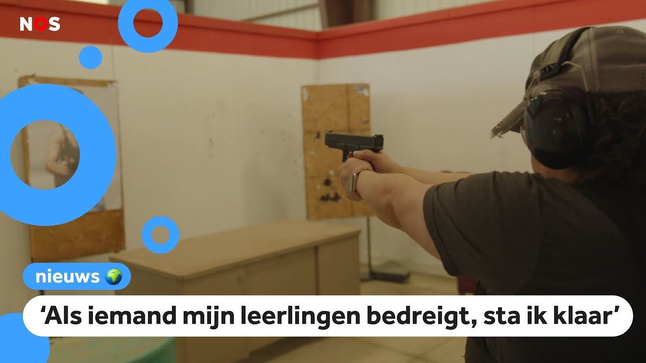 Amerikaanse leraren gaan op schiet-les