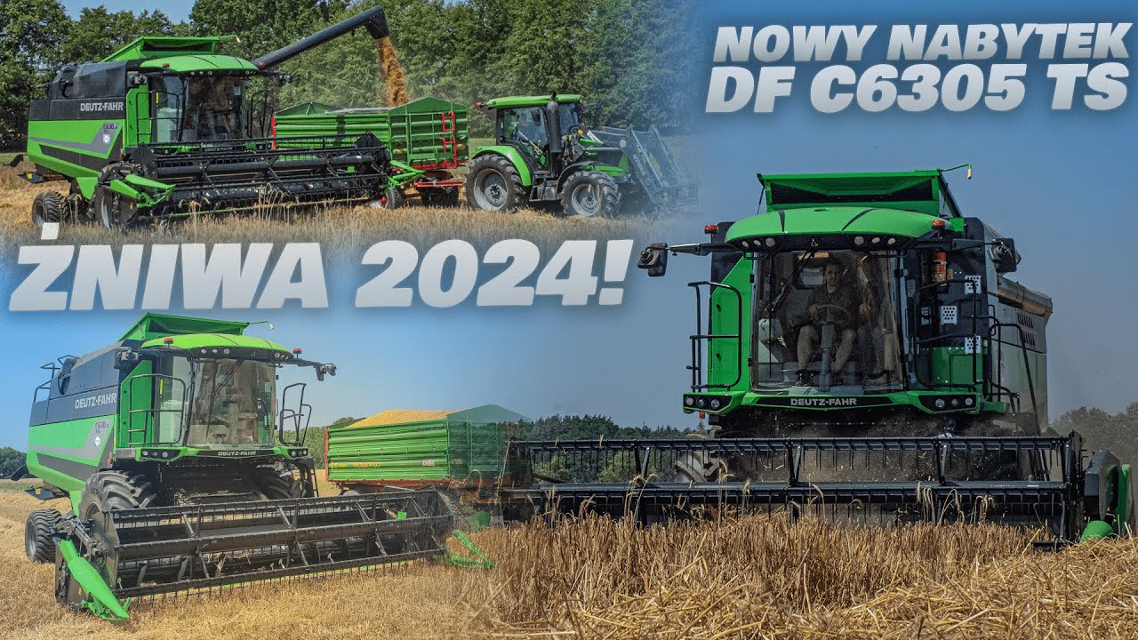 🇵🇱POŻEGNANIE BIZONKA CZYLI ŻNIWA 2024 z NOWYM NABYTKIEM!🔥DEUTZ-FAHR C6305 TS🔥GR WALKOWIAK🔥
