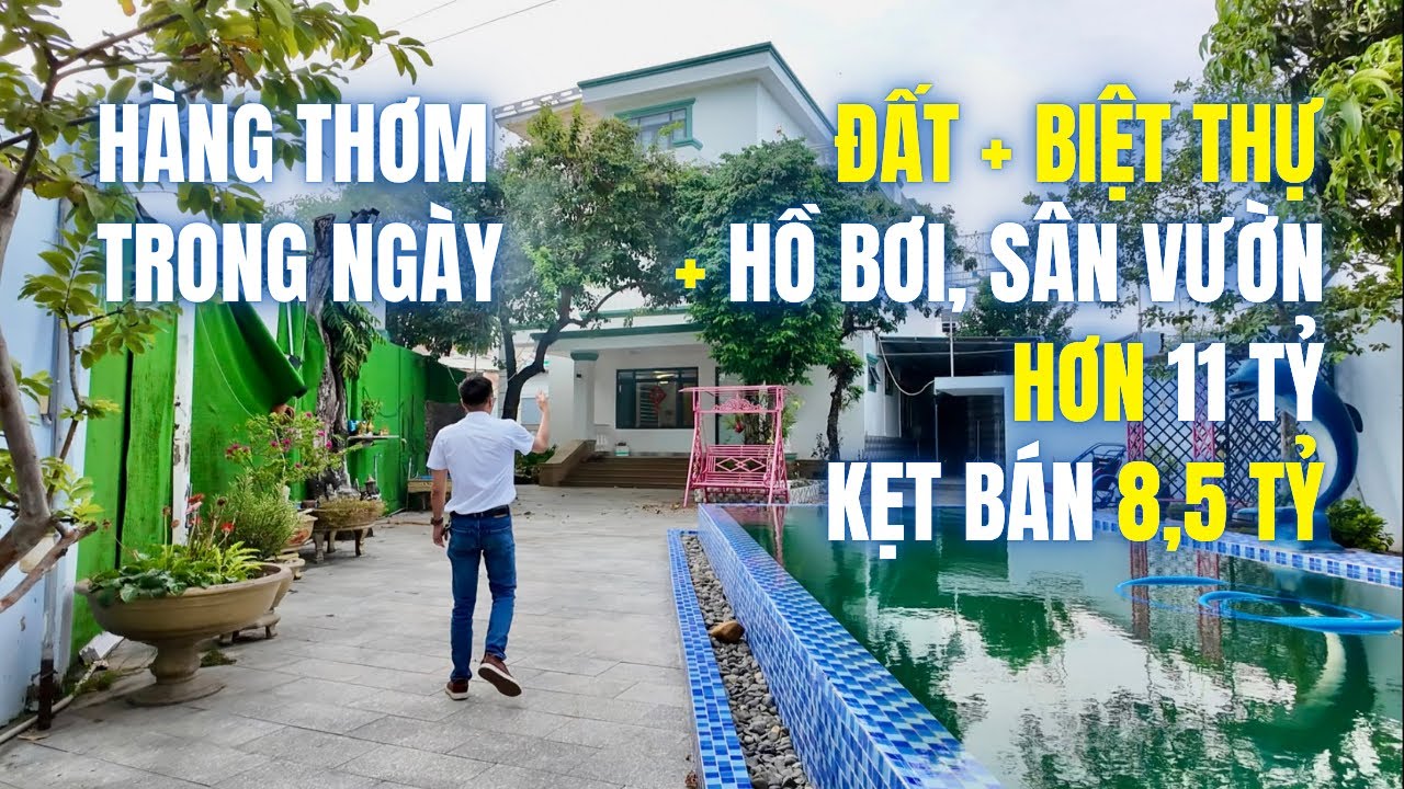 Đầu TƯ Mua Đất 706m2 xây Biệt Thự 349m2 SÀN & Hồ Bơi HƠN 11 TỶ Kẹt BÁn chỉ 8,5 TỶ Sát Bên NHA TRANG