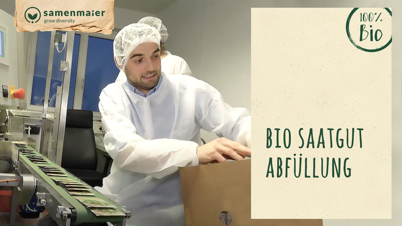 Wie kommen eigentlich die BIO Samen in die Verpackung von Samen Maier? 🌱 | Taiskirchen